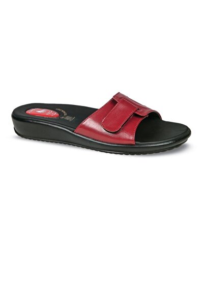 Ceyo Γυναικείες κόκκινες παντόφλες 9200-12