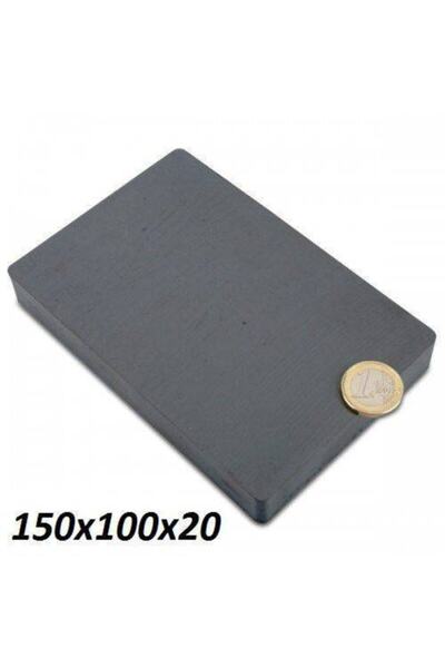 Dünya Magnet Mıknatıs, 150mm X 100mm X 20mm Büyük Güçlü Ferrit Kömür Seramik ...