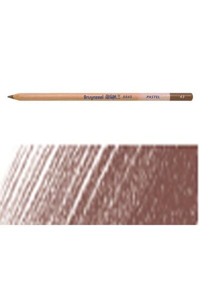Bruynzeel Toz Pastel Boya Kalemi No: 43 Koyu Kahverengi
