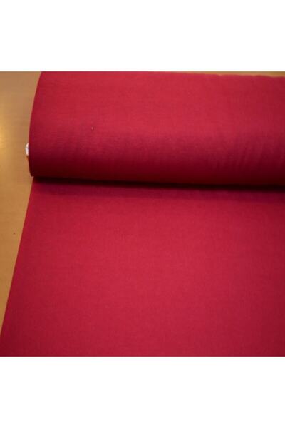 Premier Burgundy Plain Duck Linen Fabric