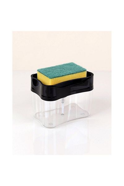 Bastonlu Practical Sponge Holder with Detergent Tank