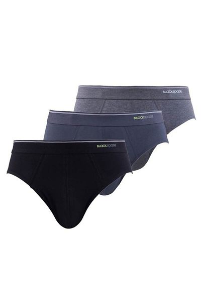 Blackspade Lycra Cotton Belt Elastic Ανδρικό Slip 3 Pack Tender Cotton 9672 -