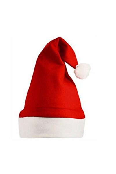 Çocuk Kırmızı Noel Baba Şapkası