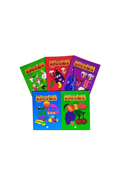 Sis Yayıncılık Eğlenceli Ve Eğitici Boyama Seti 2 (5 Kitap)