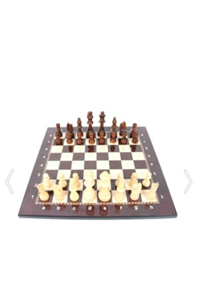 ELBA Ahşap Satranç Takımı Ve Ceviz Tahtası Büyük Boy