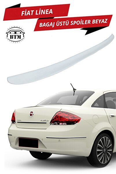 BTM OTOMOTİV Fiat Linea Bagaj Üstü Spoiler Beyaz