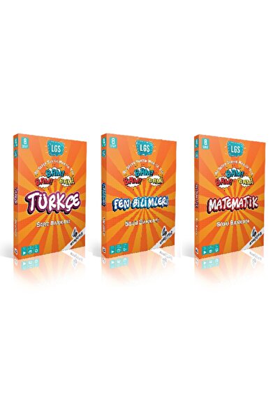 Strateji Yayıncılık 8. Sınıf Bam Bam Bam Fen Bilgisi Matematik Türkçe Soru Ba...