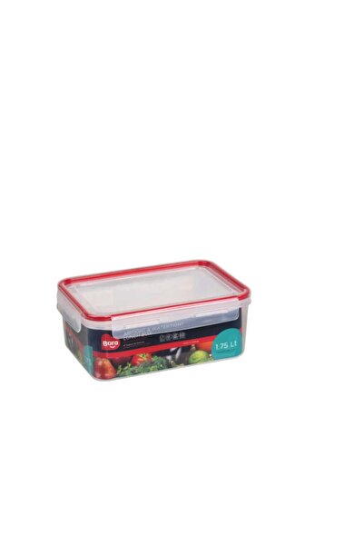 Bora Plastik 1.75 Liter Click Rectangular Storage Container Bo874