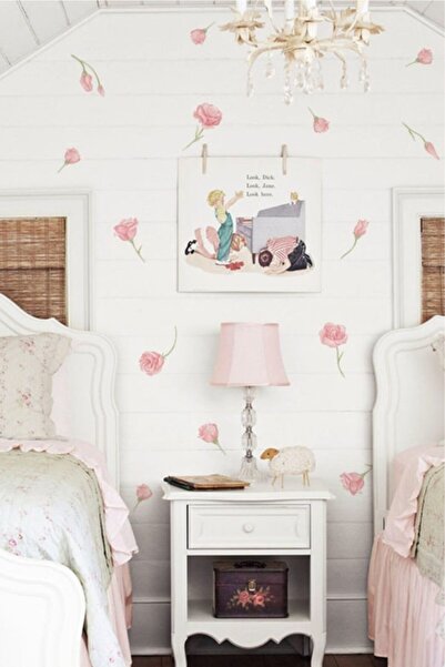 WALLHUMAN Mini Gül Duvar Stickerı