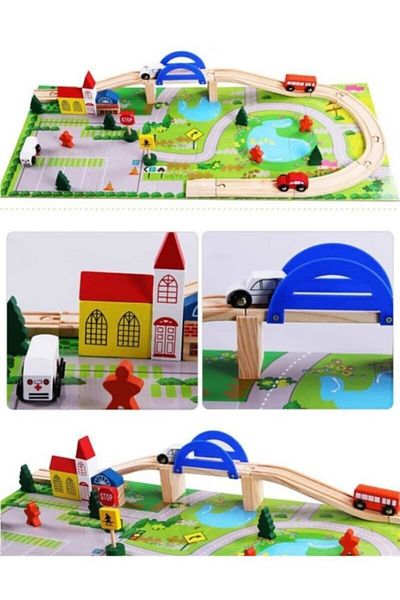 Wooden Toys Toys Miniature Speeding Car