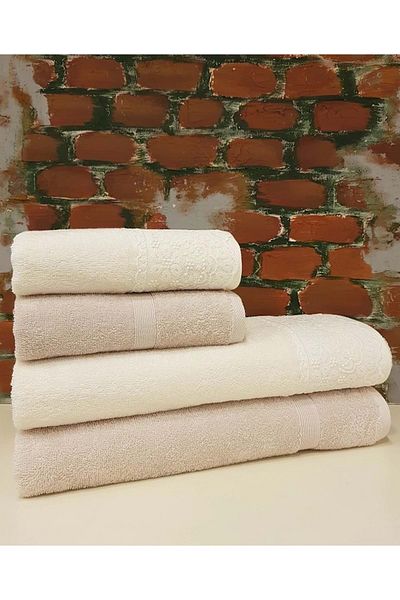 Özdilek Unisex Cream Orchid Best Σετ Μπάνιου