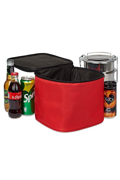 joseki Insulated Lunch Bag Thermal Hot Cold Holder Meal Food Lunch Carry Thermos Red