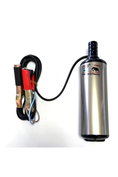 Gross 24 Volt Dalgıç Pompa Ø 40 Sıvı Aktarım Mazot Transfer Pompası Alüminyum