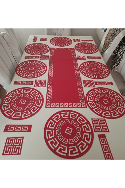 SEHARA A.servis/runner/suppla/s.deri/yemek Sunum Takımı/25 Parça/8 Kişilik