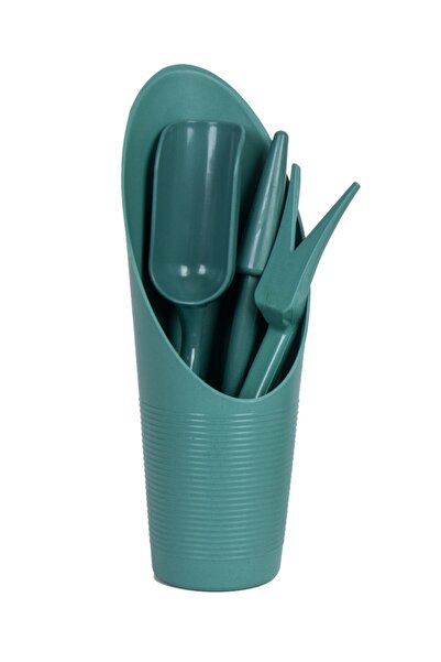 Genel Markalar 4 Parça Kaktüs Dikim Seti - Bitki Dikme Seti - Siyah