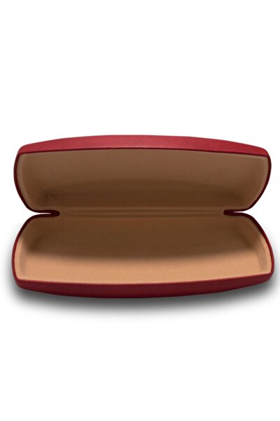 NEXTA 444 Metal Optik Gözlük Kutusu Kırmızı Deri Kaplı