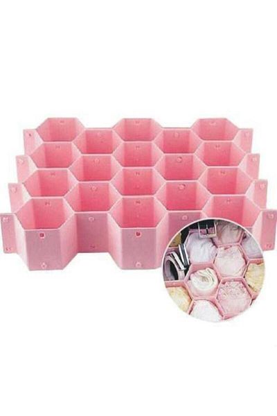 CMT Συρτάρι Honeycomb Organizer Organizer Συσκευή διαχωρισμού ντουλαπιών 8 τεμαχίων