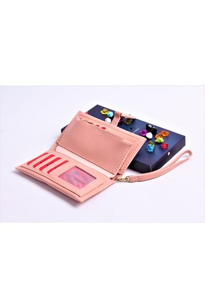 Ozka Leather Collection Women's Wallet with Drop Clip