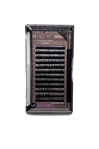 ESTHELIAN Ipek Kirpik Ld Kıvrım 0.07 Mm Mix Boy
