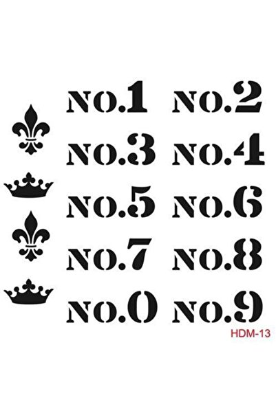 Cadence Home Decor Midi Stencil Boyama Şablonu 25x25 Cm. Hdm-13