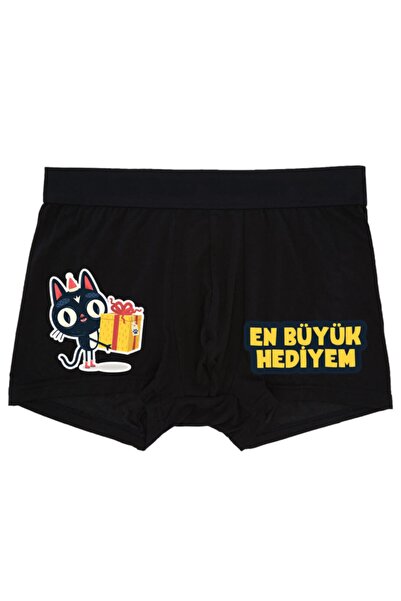 modacix Cel mai mare cadou al meu Boxeri negri pentru bărbați