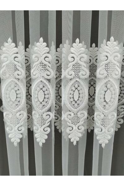 Tül Shop Yeni Sezon Ütü İstemeyen Tül Perde 1 X 3 Sık Pileli