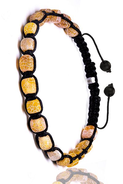 Tesbih Atölyesi High Quality Certified Natural Orange Agate Wrist Stone - Agate and Bracelet