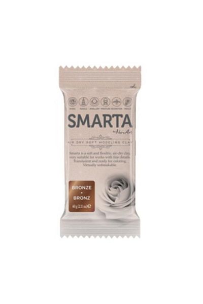 Smarta 60gr Metallic Bronze Dough - Soft Drying with Air Model 31