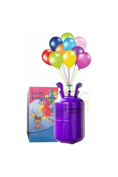 Kahramanlar Dünyası Helyum Gazı Tüpü 2.2 Litre (20 Adet Balon Ve Balon Ipi He...