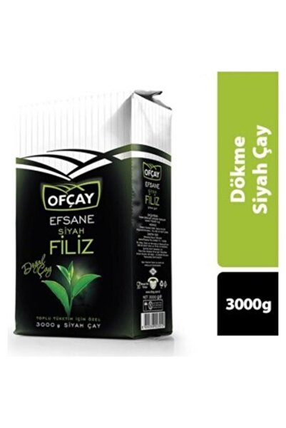 Ofçay Efsane Filiz Dökme Siyah Çay 3000 Gr