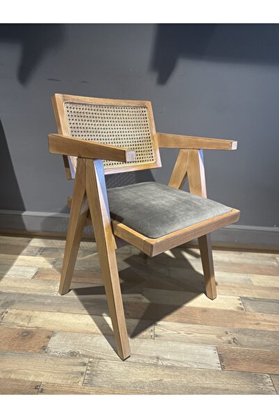modelsa design Hazeranlı Masif Ahşap Sandalye Özel Meşe Eskitme Renk