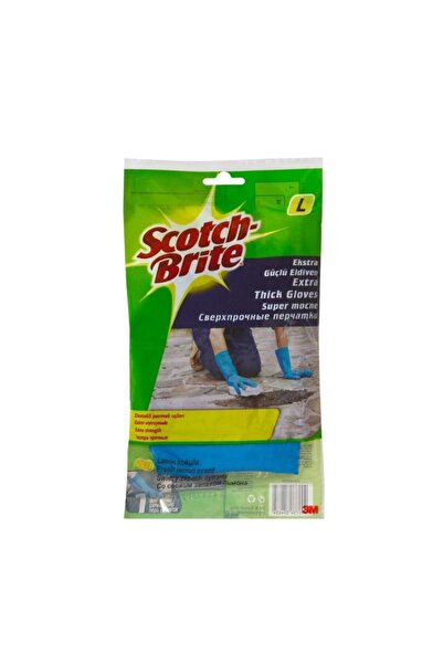 3M قفاز سكوتش برايت قوي للغاية برائحة الليمون مقاس L