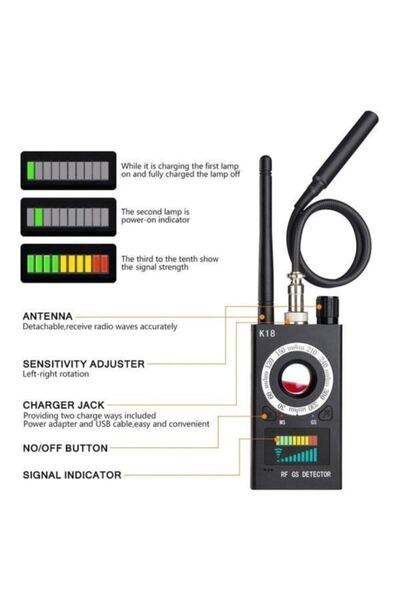 CENTRAL K18 Kamera Gsm Mikrofon Dedektörü