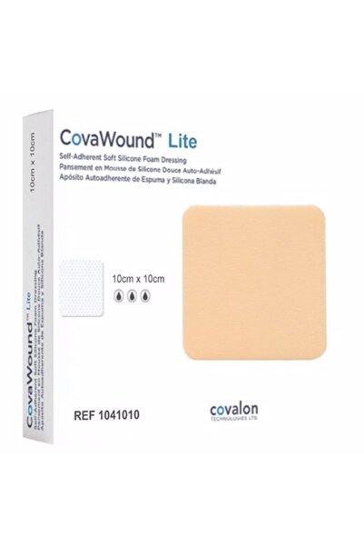 Covalon Lite 10x10cm Yumuşak Silikon Yara Örtüsü X5 Adet
