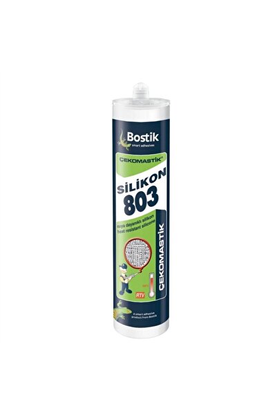 ÇEKOMASTİK Çekomastik 803 Isıya Dayanıklı Silikon 310 ml Kırmızı Bostik