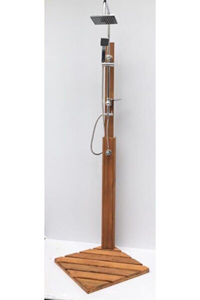 ACESER Dış Ortam Havuz Bahçe Ahşap Duş Sistemi