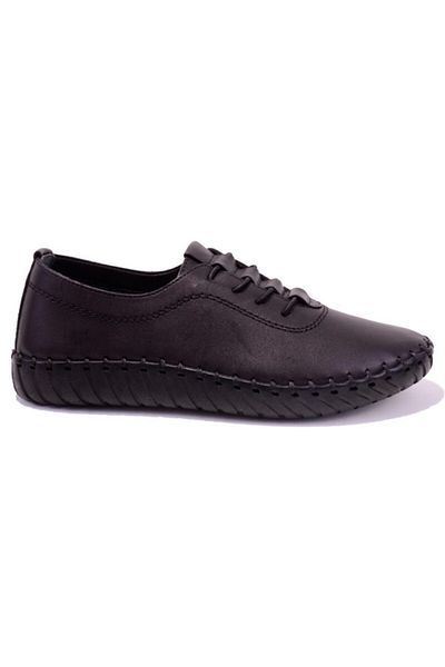 Polaris 103083 Black 5 Point Orthopedic Daily Women's Leather Shoes