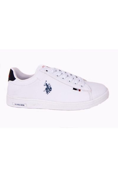 U.S. Polo Assn. Men's White Franco Casual Sports Shoes