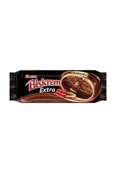 Ülker Biscrem Extra Cocoa with Cream 184 Gr