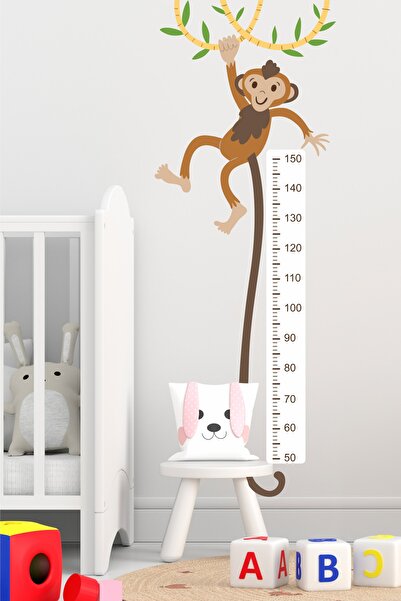 efekt reklam Maimuță drăguță pentru măsurarea înălțimii riglă pentru copii, c...