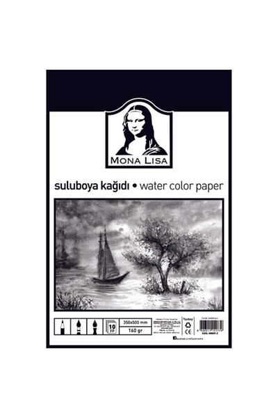 Toptan Bulurum Südor Watercolor - 35x50 cm 160g 10 Sheets Paper