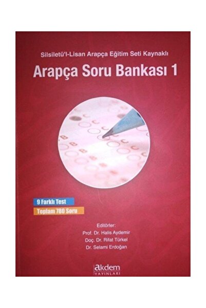Akdem Yayınları Silsiletü'l-lisan Arapça Soru Bankası 1