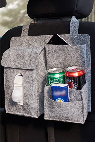 Ankaflex حامل مقعد السيارة باللون الرمادي من Exp، منظم تخزين المقعد الخلفي لم...