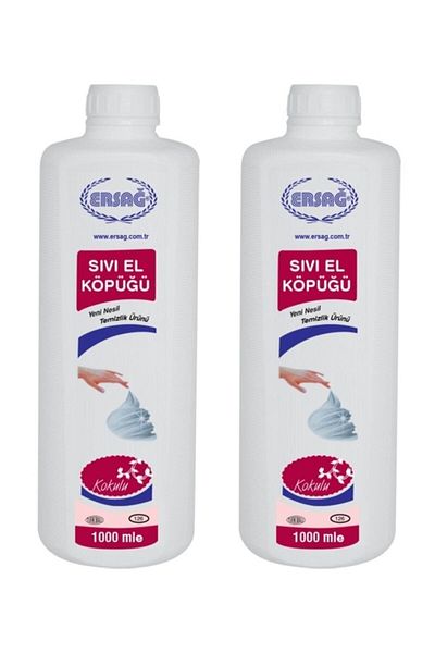 Ersağ Apparatus-Free Liquid Hand Foam 2x1000 ml 2 Pieces