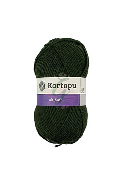 Kartopu Aksoft Knitting Thread K1410 Green