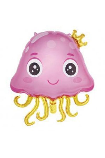 kidspartim Jellyfish Pink Foil Balloon 60 cm