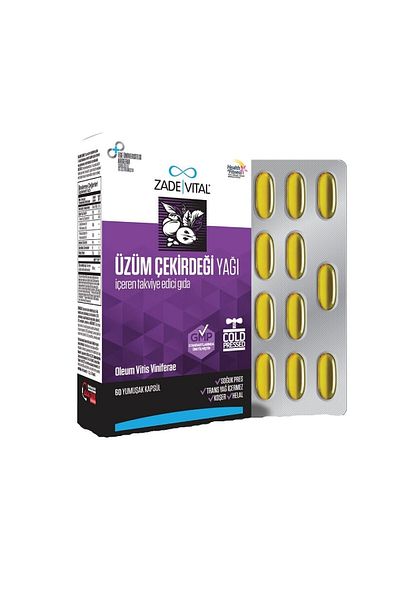 Zade Vital 60 Capsules Grape Seed Oil
