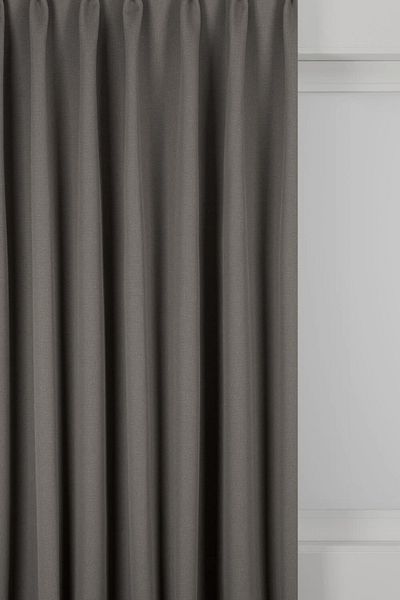 Belle Cose Light Gray Country Style Wicker Thermal Blackout Blackout Single Wing Background Curtain