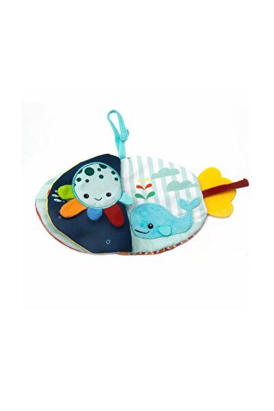 Notasarım Diş Kaşıyıcılı Balık Bebek Bez Kitap
