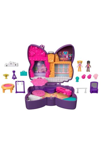 Polly Pocket Ve Maceraları Oyun Setleri Sparkle Stage Hcg17